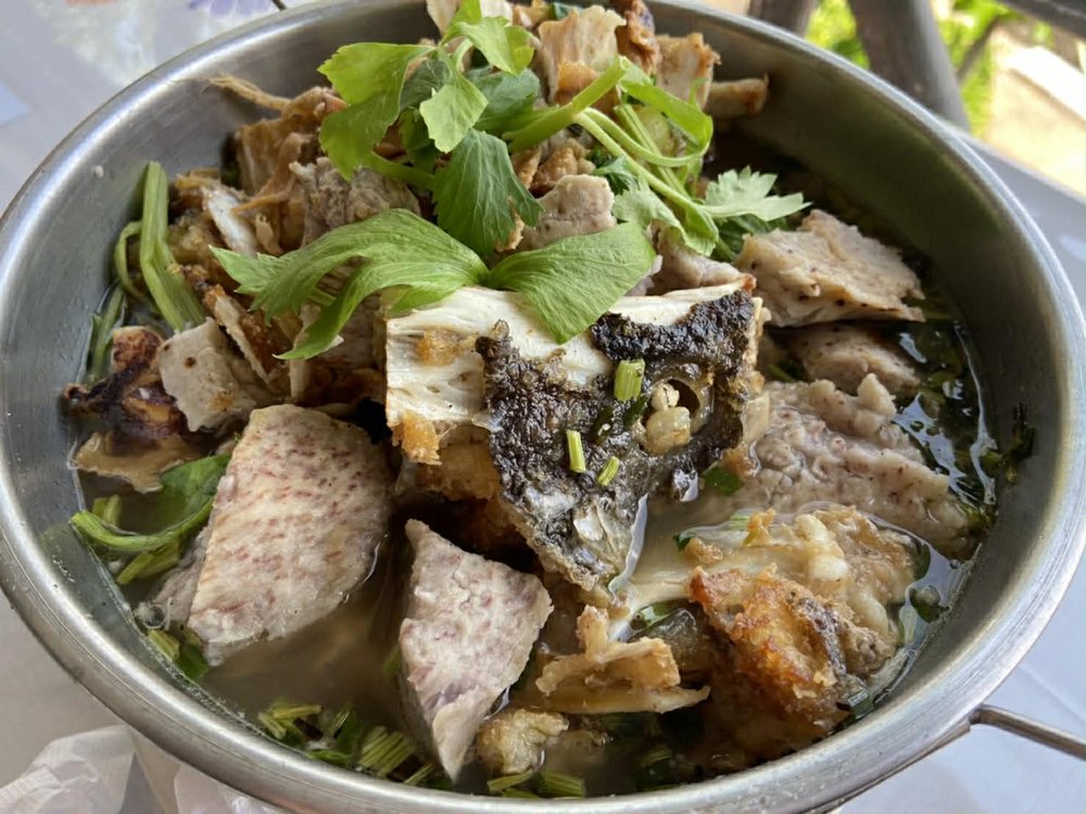 Fish Head & Taro Herbal Soup — Baitoey Seafood Krabi